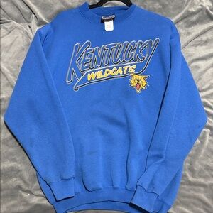 VINTAGE Kentucky Wildcats Royal Blue Crewneck Sweatshirt - Champion